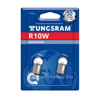  Tungsram R10W 12V 10W (2 .)